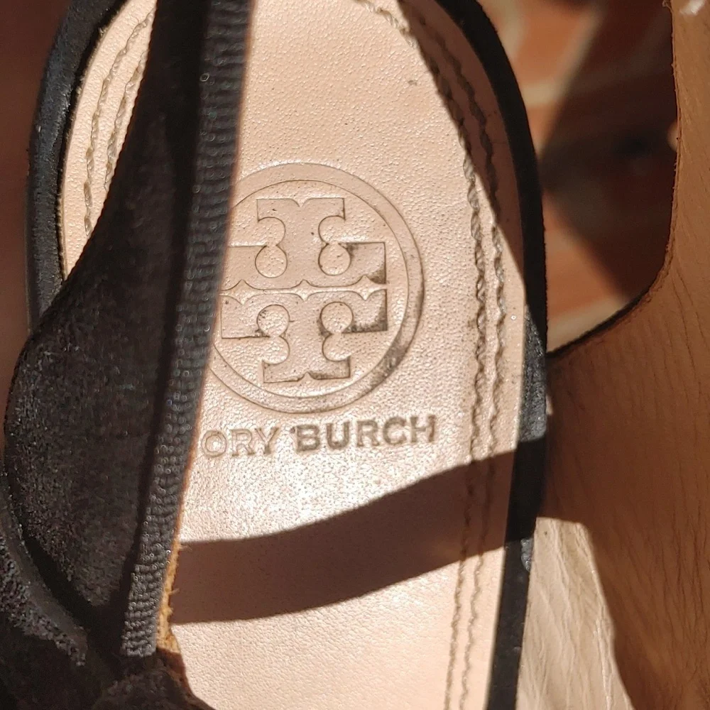 Tory Burch Ollie Platform Wedge Sandal Size 6 5 (2867)